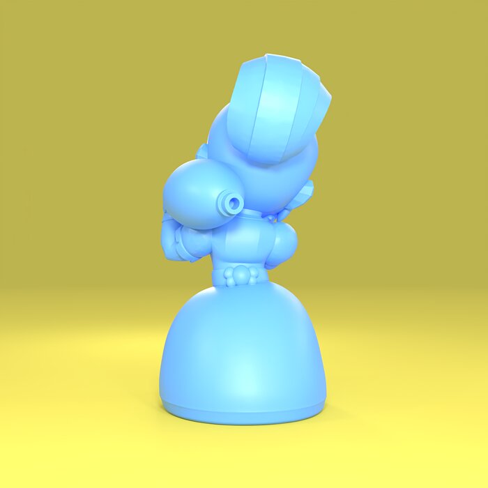 Piper Original - Brawl Stars 3D STL Model — view 3