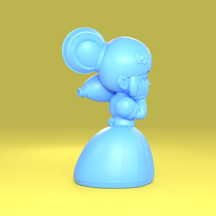 Piper Original - Brawl Stars 3D STL Model — view 4