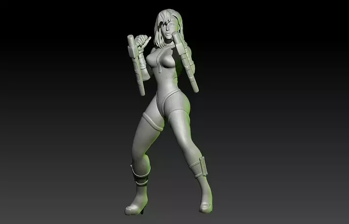 Killer Instinct Orchid 3D STL Model
