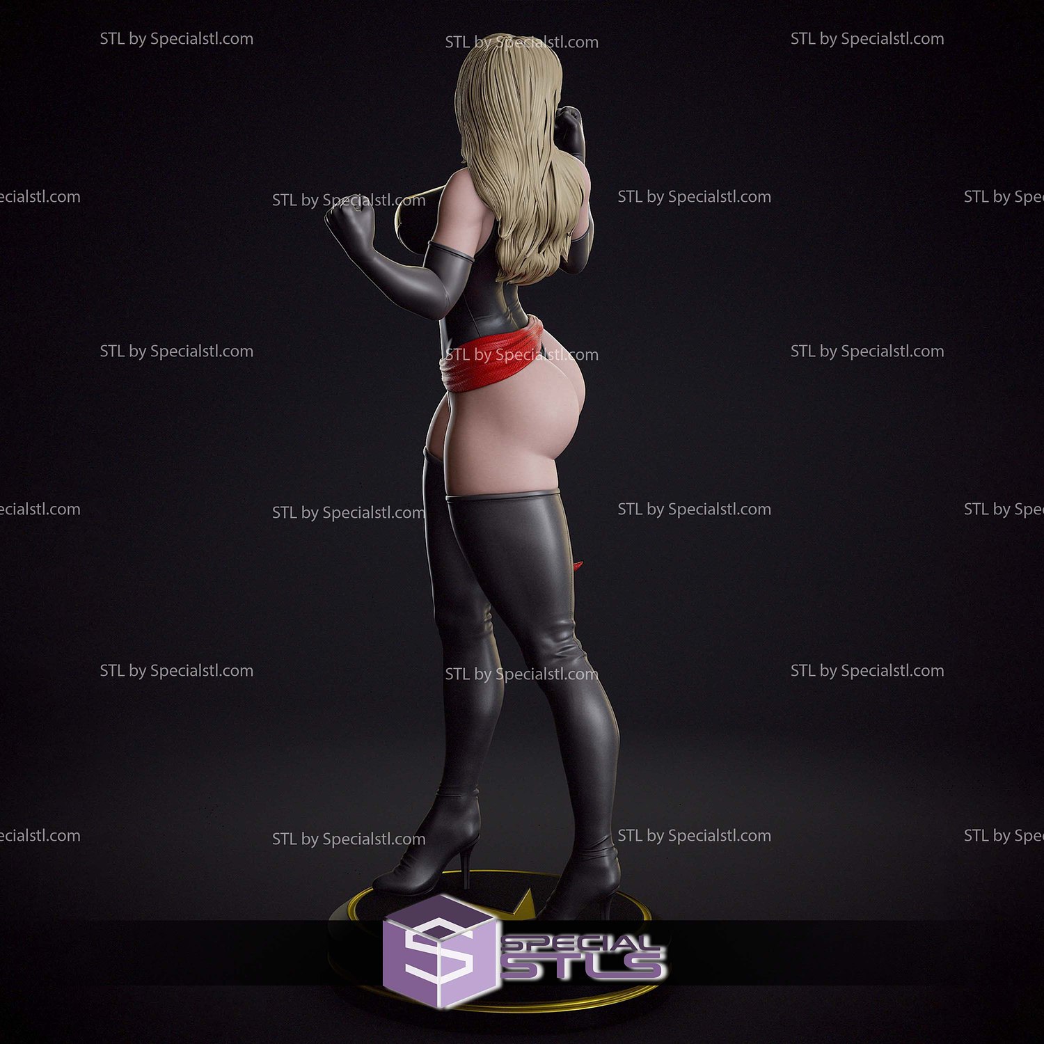 Ms Marvel Thicc 1-6 3D Printer Files STL Model — view 3