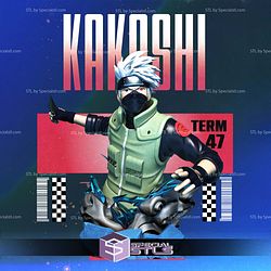 Kakashi Battle Bust 3D Printer Files STL Model