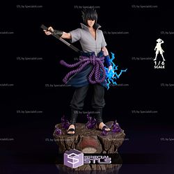 Sasuke Uchiha Power STL Files 3D Model