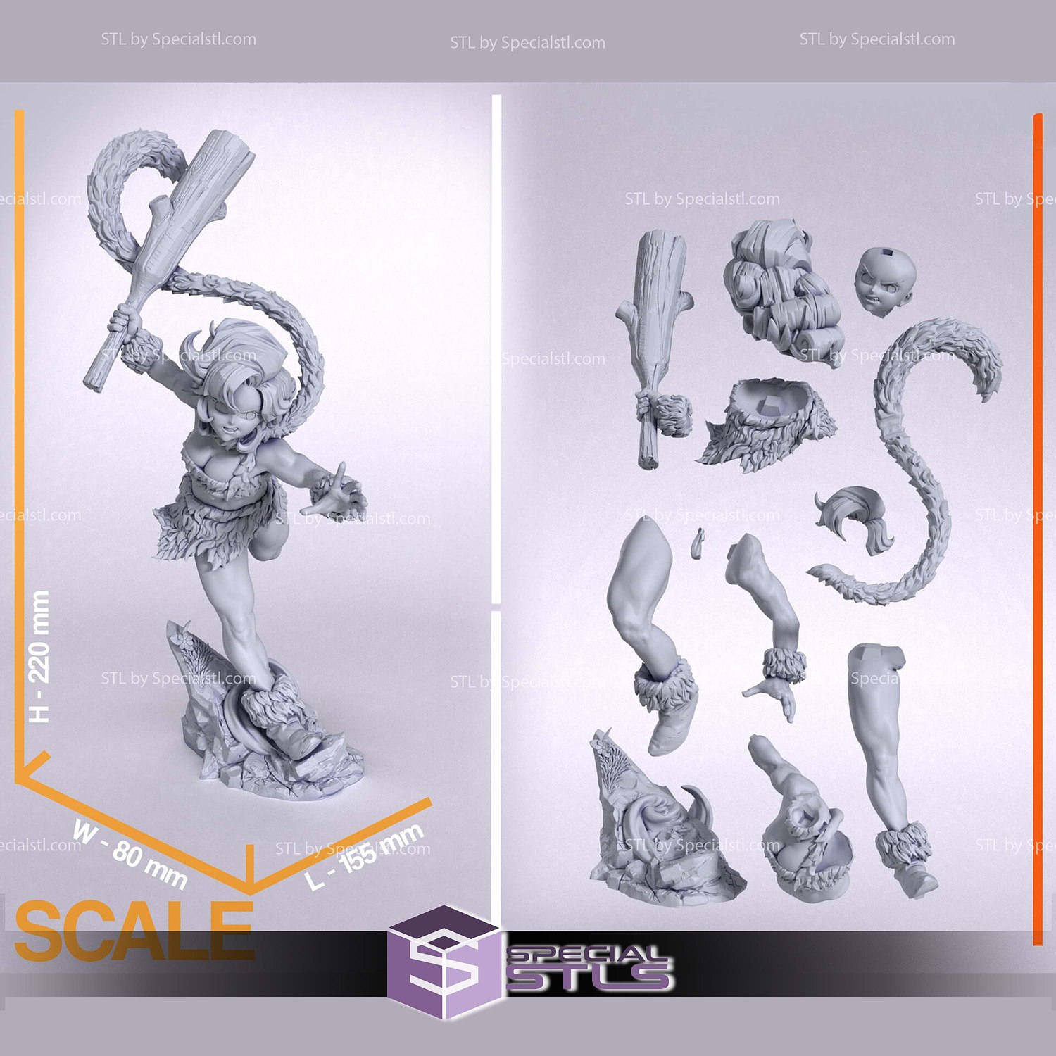 Ayla Chrono Trigger V3 3D Printer Files STL Model — view 2