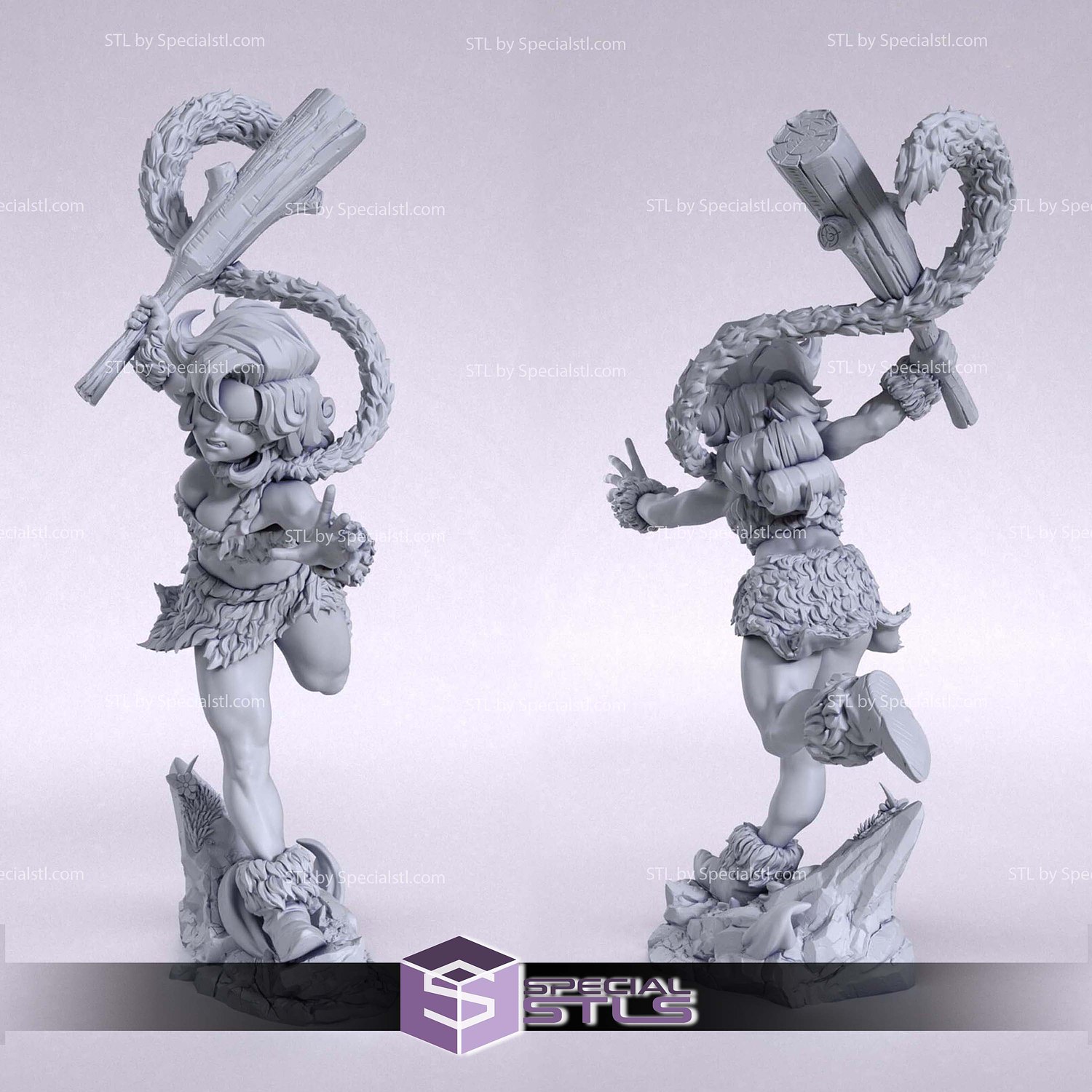Ayla Chrono Trigger V3 3D Printer Files STL Model — view 3