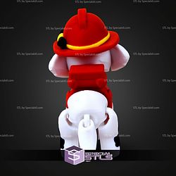 Super Basic STL Paw Patrol Marshall MultiColor 3D Model