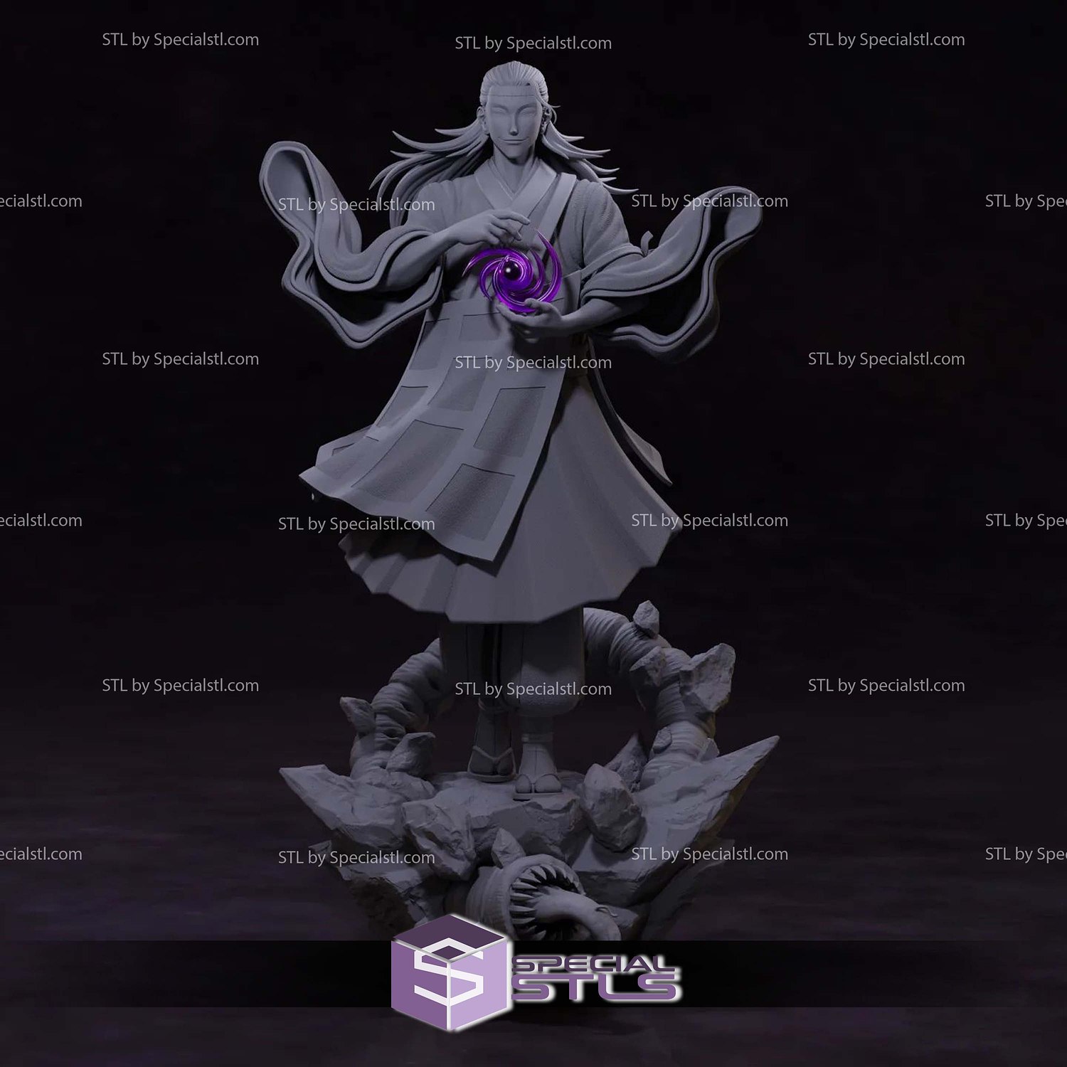 Suguru Geto 230mm STL Printer Files 3D Model — view 2