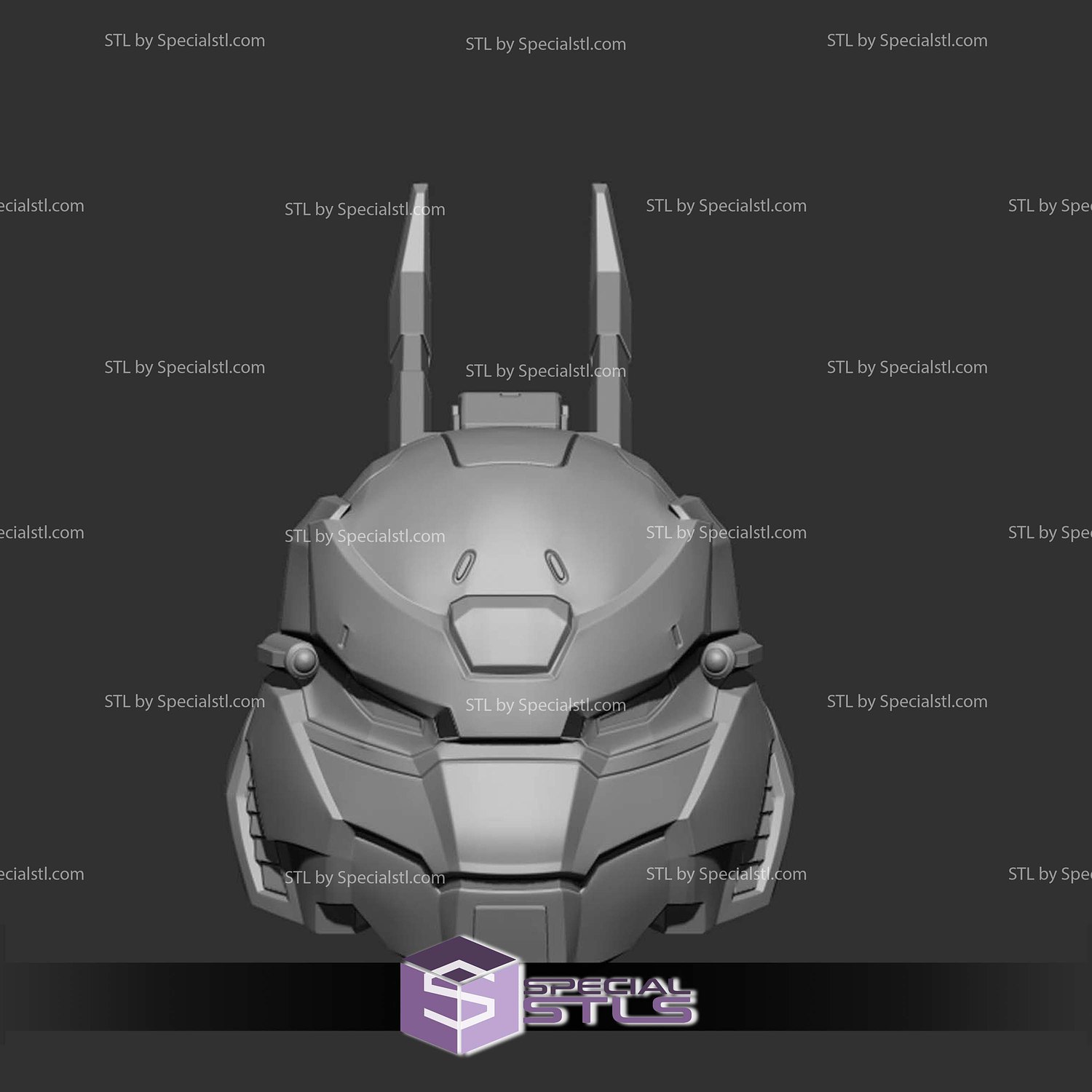 Cosplay STL Files Leornado Mecha Helmet 3D Model — view 4