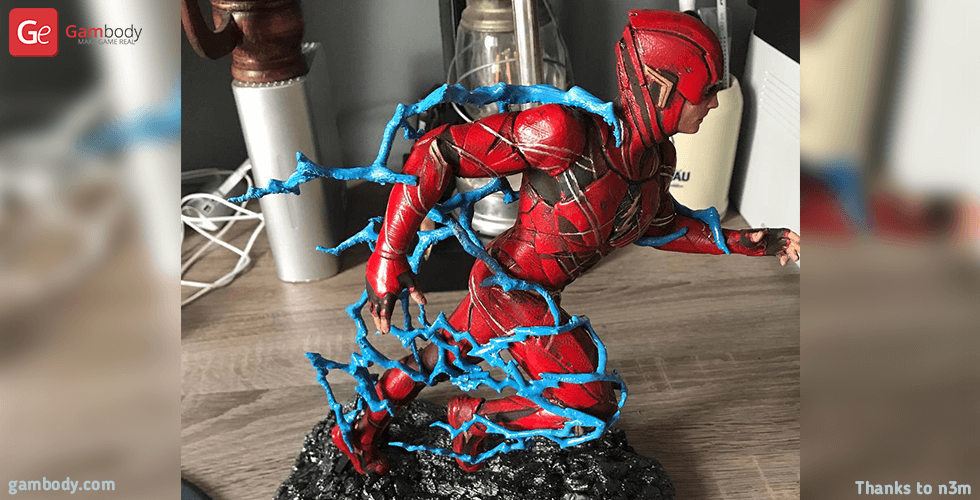 Flash 3D Printing Miniature | Assembly STL Model