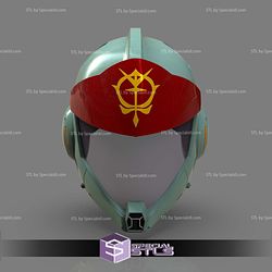 Cosplay STL Files Gundam Requiem Pilot Helmet 3D Model