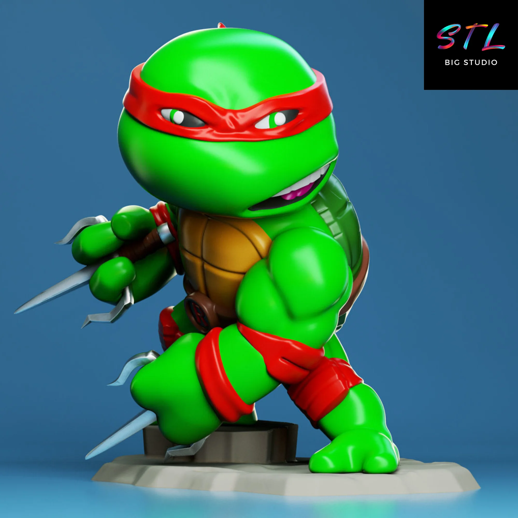 Darth Maul Chibi STL | Star Wars 3D Printable Figure Model — view 4