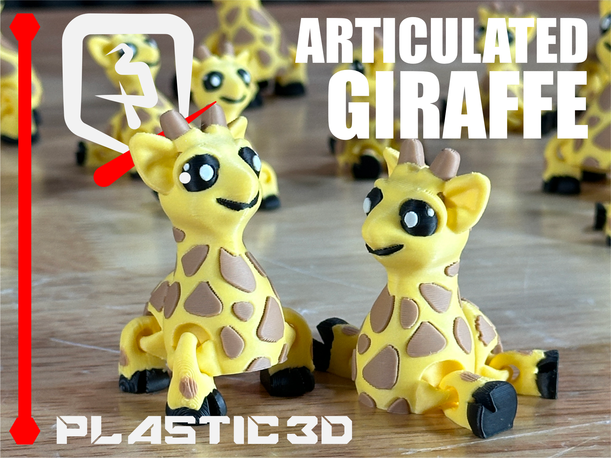 Articulated Giraffe — The Savannah Lookout 3D STL Model