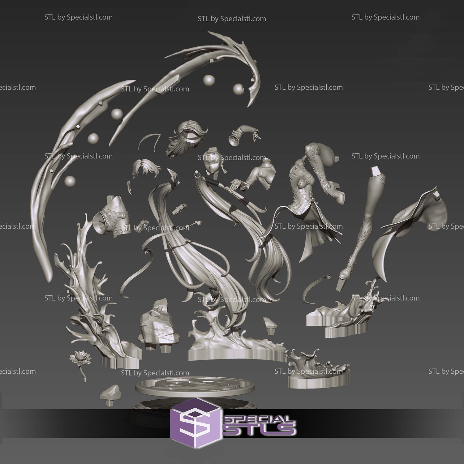 JianXin Wuthering Wave 3D Printing Models STL Model — view 5