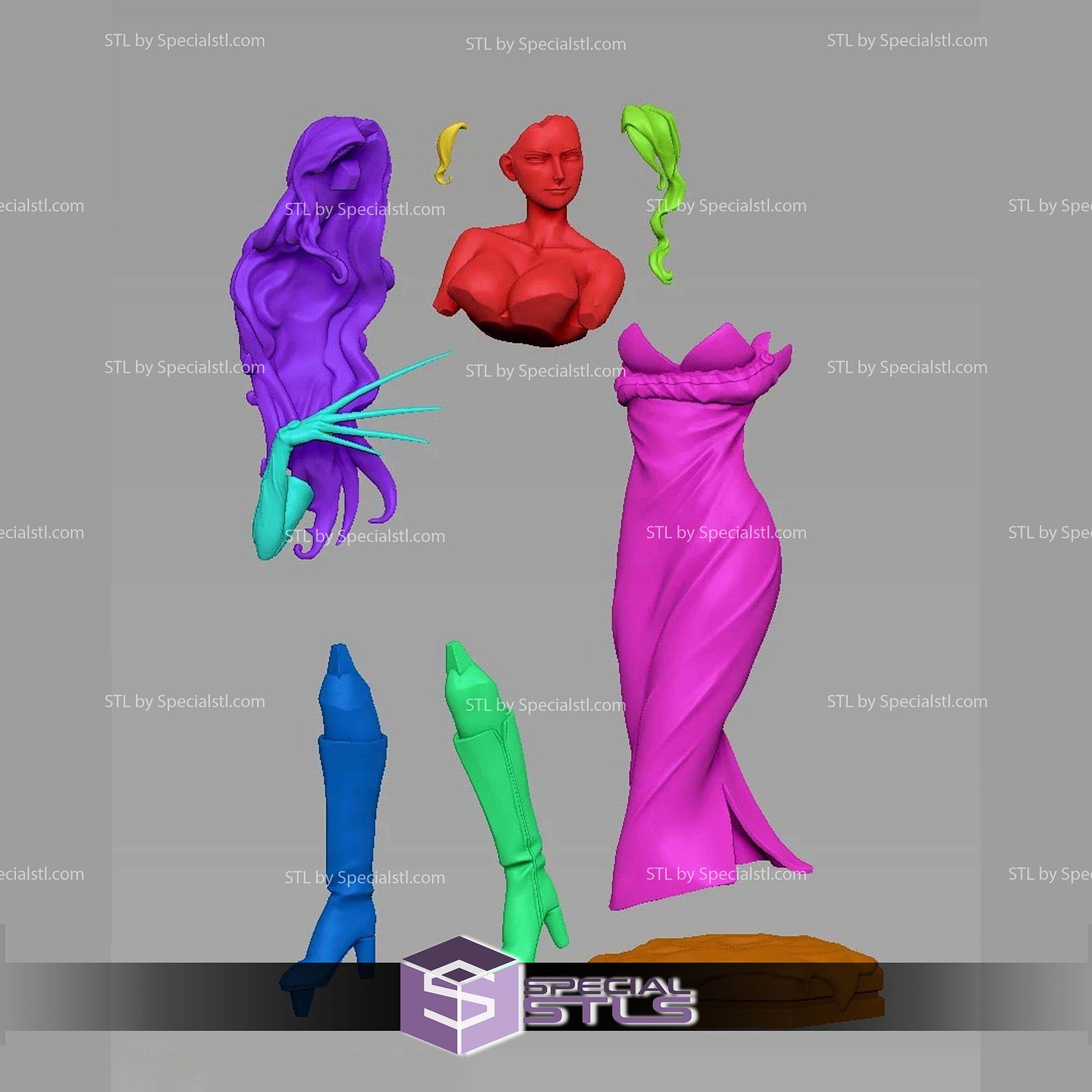 Lust Full Metal Alchemist 1 6 STL Files 3D Model — view 4