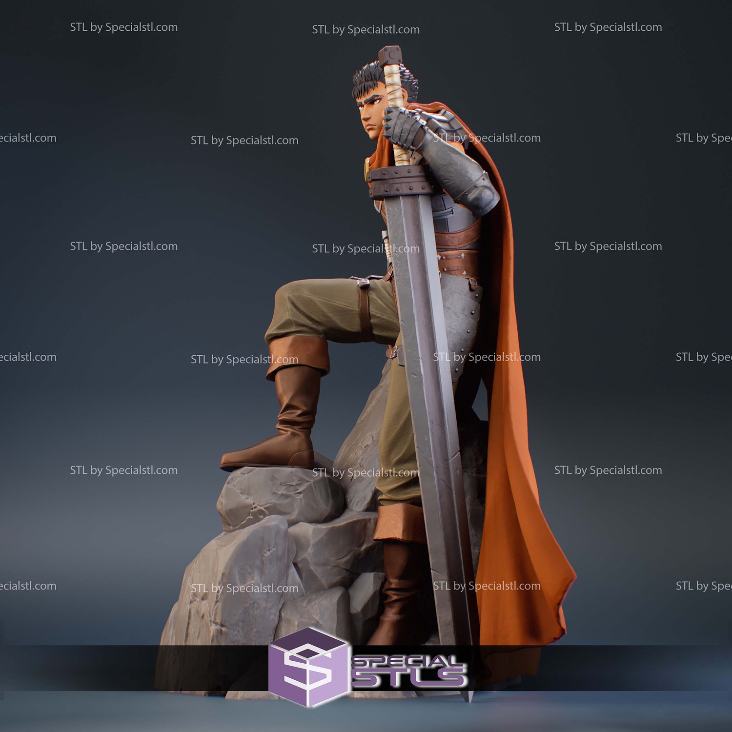 Guts Berserk The Golden Age Arc STL Files 3D Model — view 5