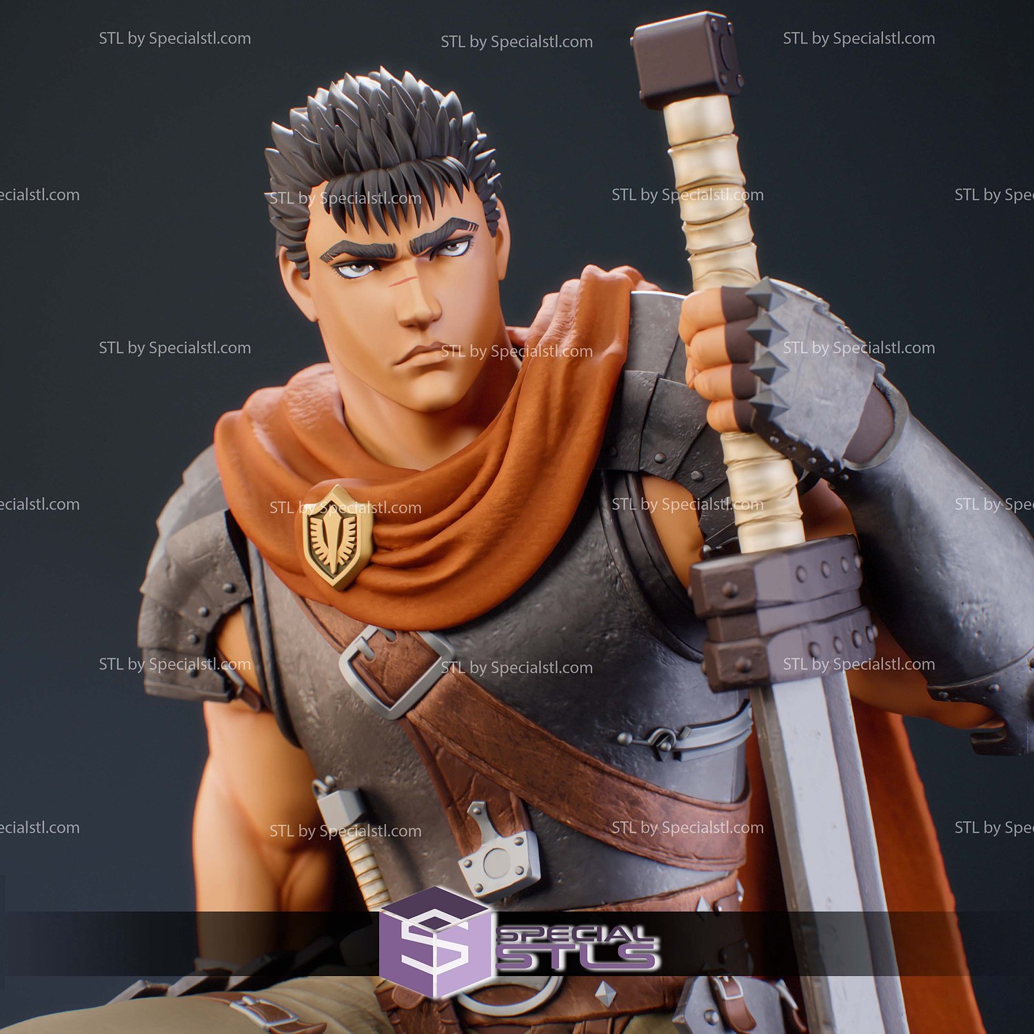 Guts Berserk The Golden Age Arc STL Files 3D Model — view 6