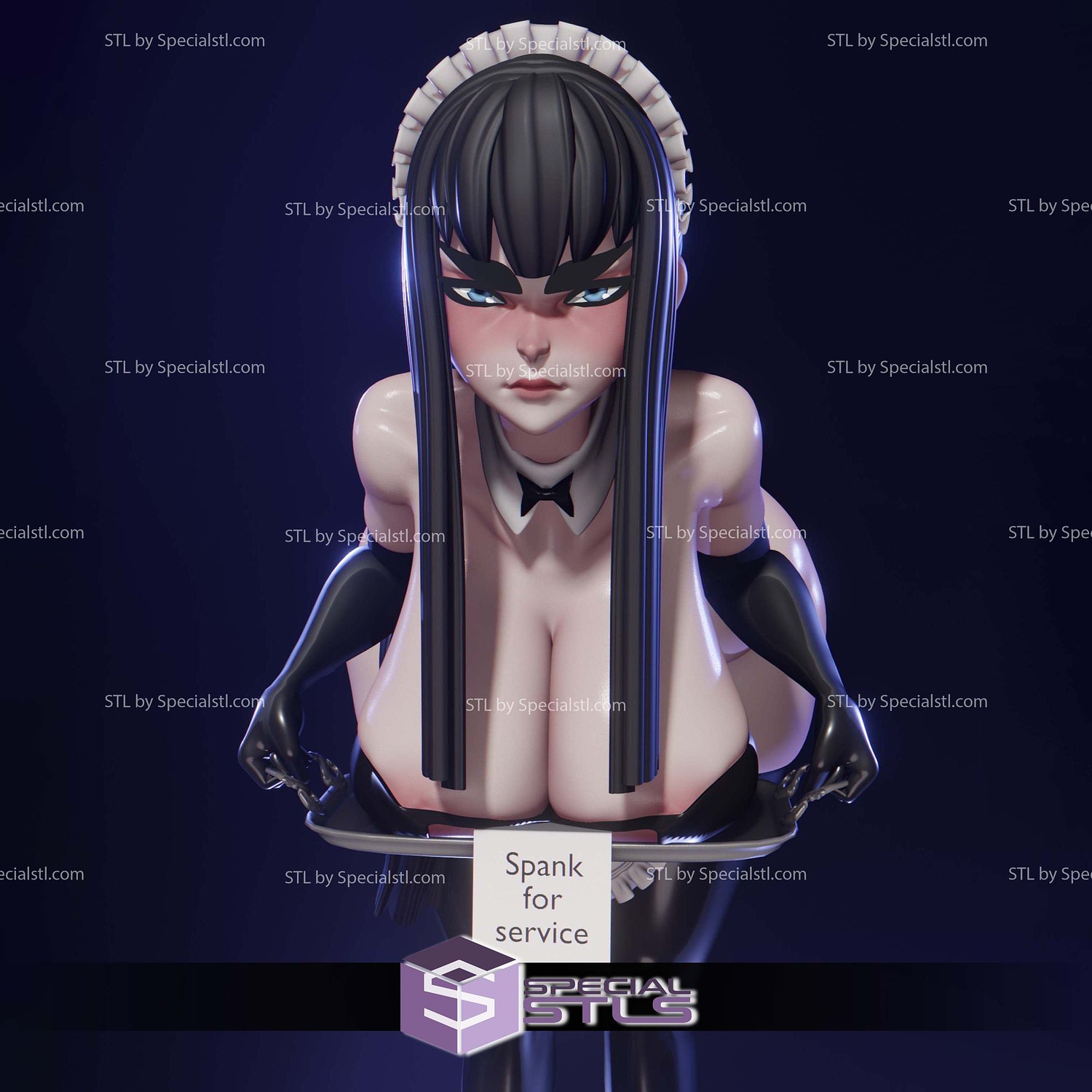 Maid Satsuki Kiryuin Digital STL Files 3D Model — view 5