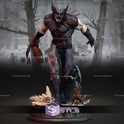 Zombie X Force Wolverine STL Files 3D Model