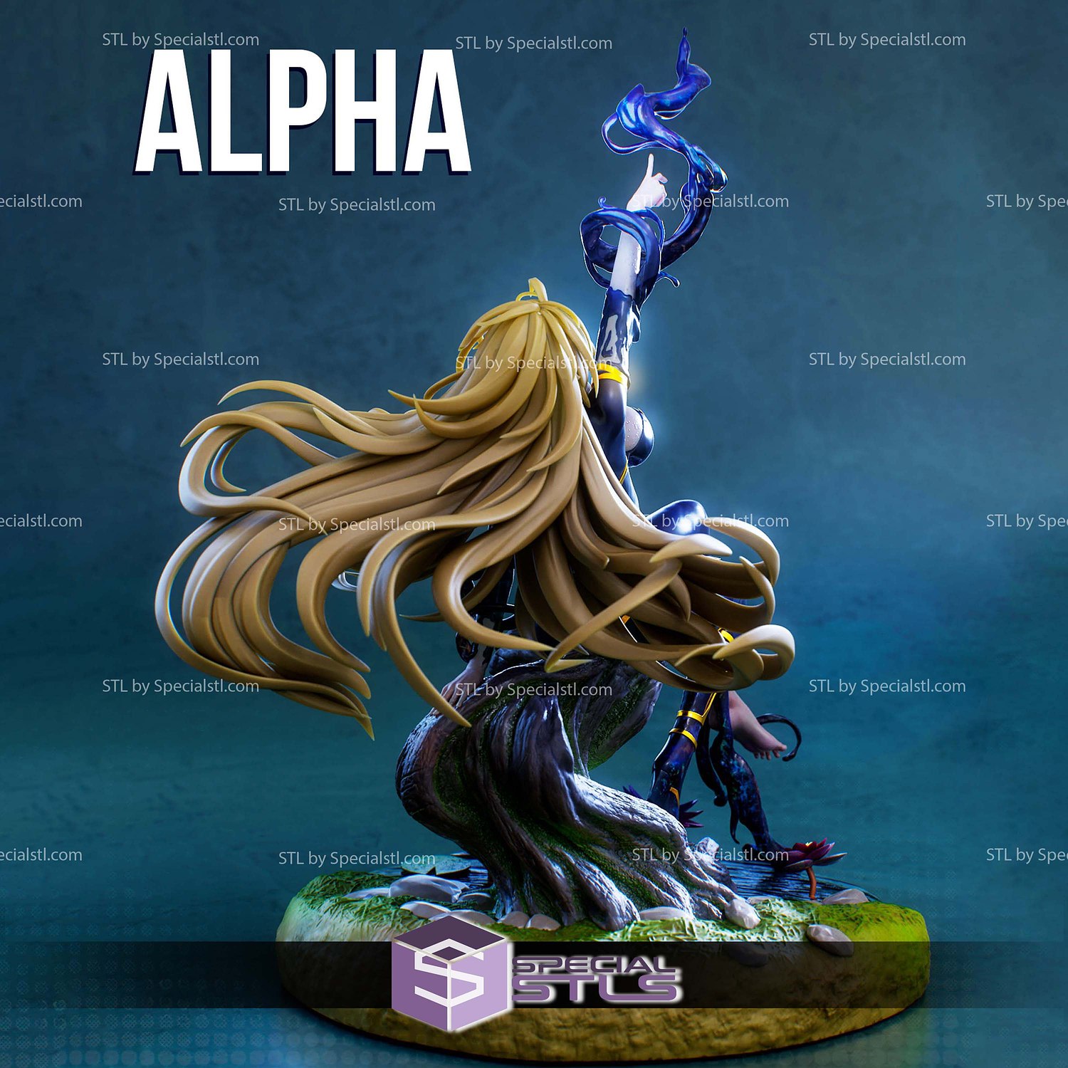 Alpha V2 Eminence in Shadow 3D Printer Files STL Model — view 3