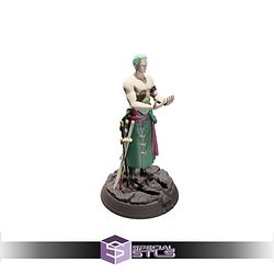 Roronoa Zoro Joystick Holder STL Files 3D Model