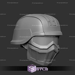 Custom Figure Head STL Collection - TVA Warrior V2 3D Model