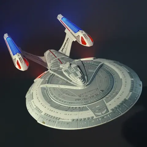 USS Enterprise NCC-1701-E 3D Printer Files | Assembly STL Model