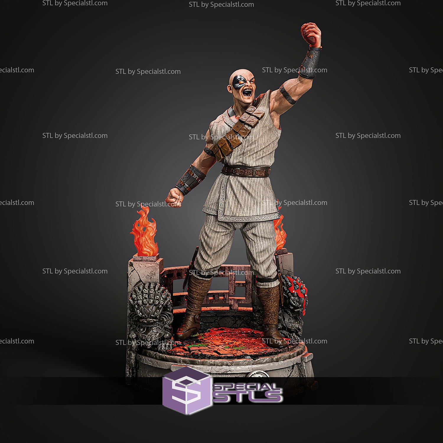 Kano Mortal Kombat 1 6 STL Files 3D Model — view 2