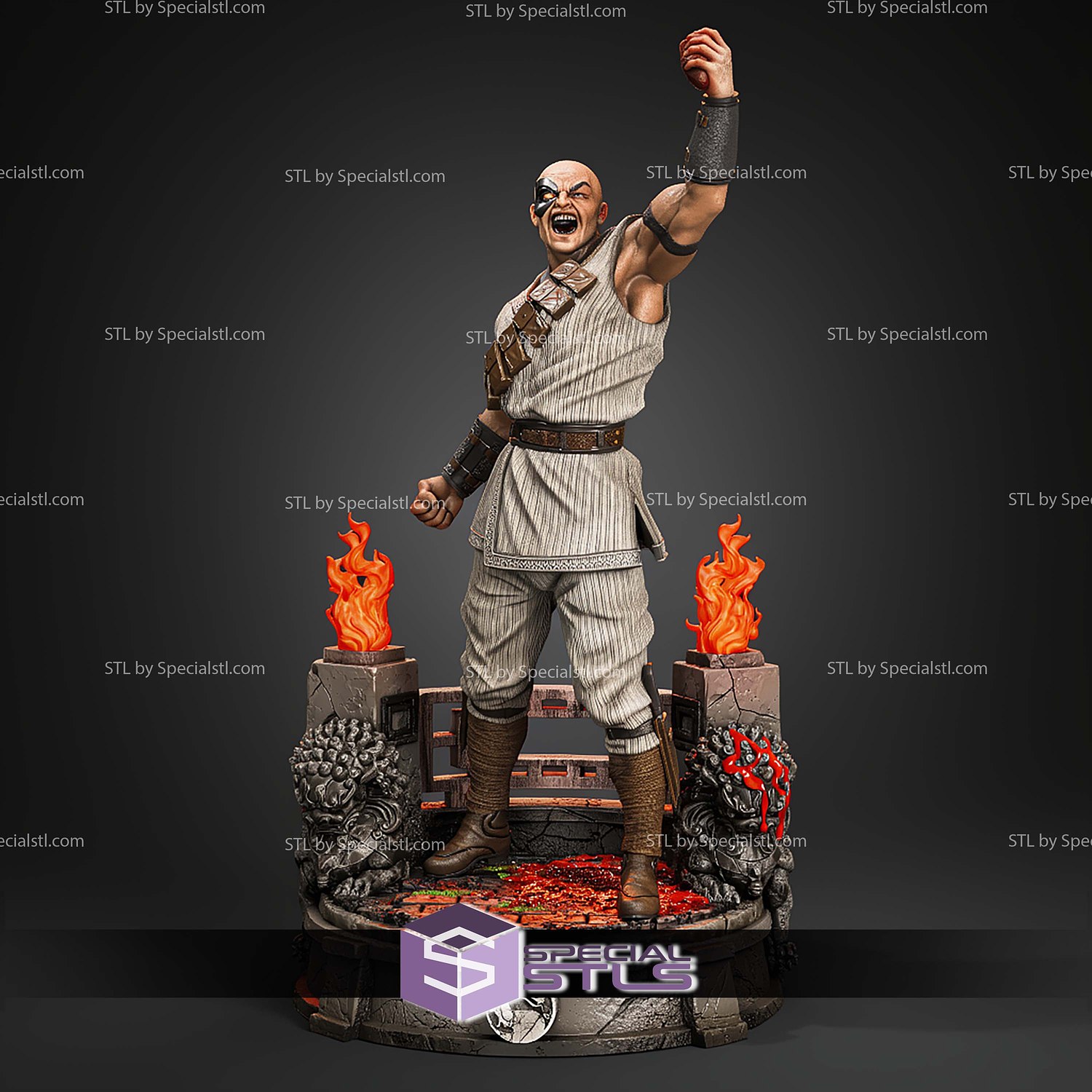 Kano Mortal Kombat 1 6 STL Files 3D Model — view 3