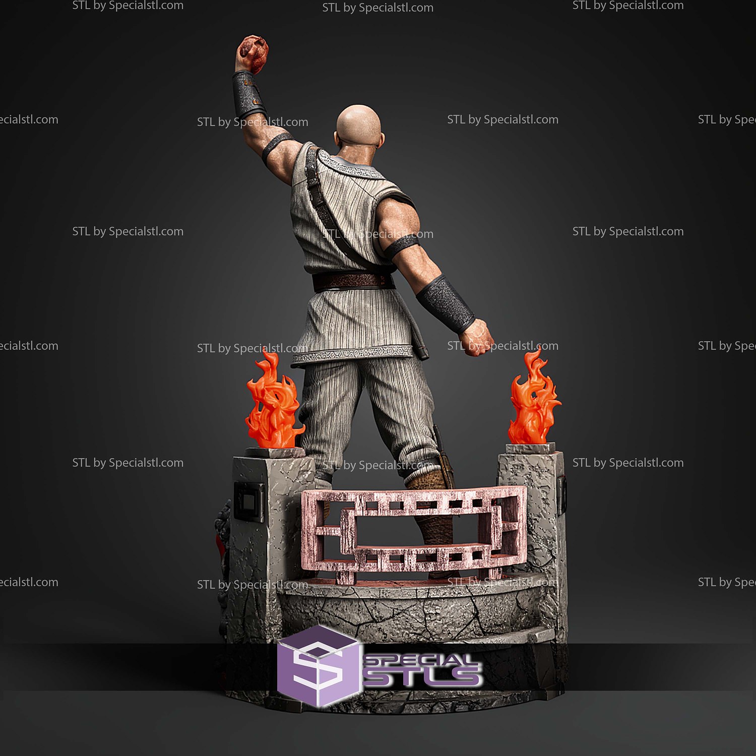 Kano Mortal Kombat 1 6 STL Files 3D Model — view 4