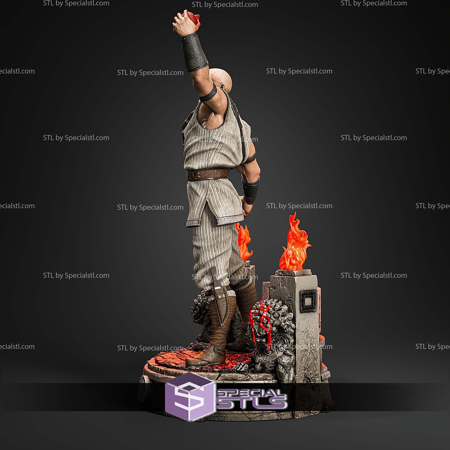 Kano Mortal Kombat 1 6 STL Files 3D Model — view 5
