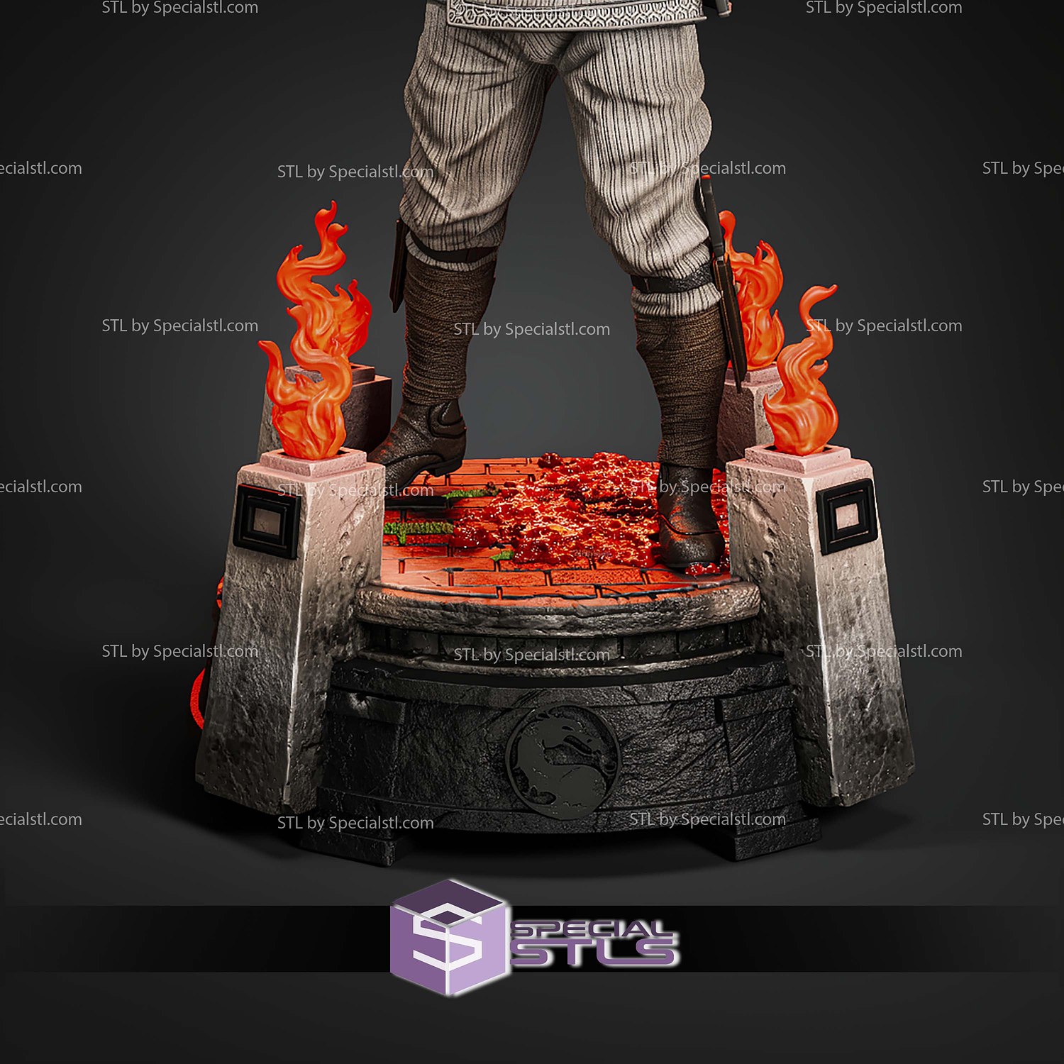 Kano Mortal Kombat 1 6 STL Files 3D Model — view 7