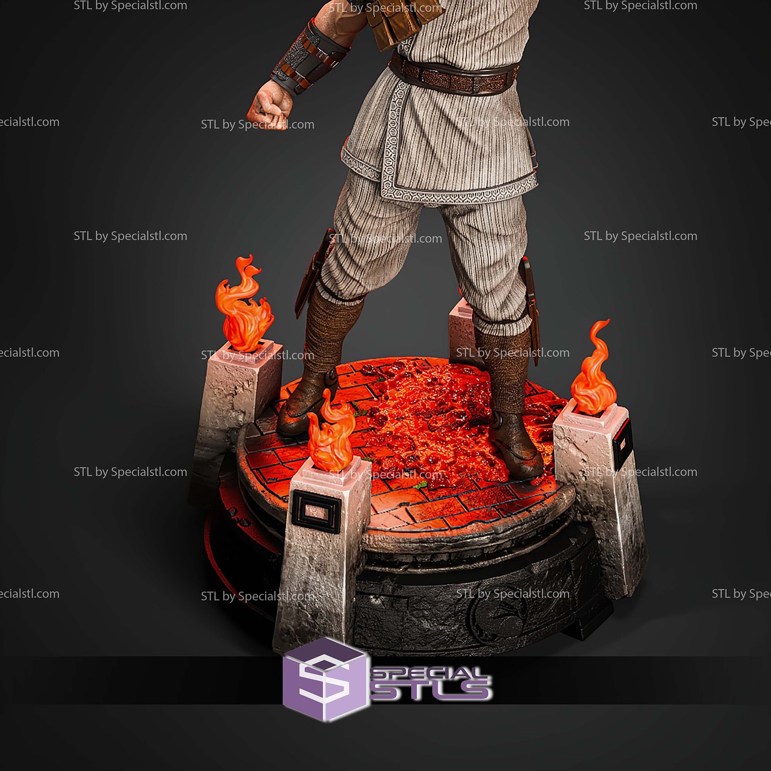 Kano Mortal Kombat 1 6 STL Files 3D Model — view 8