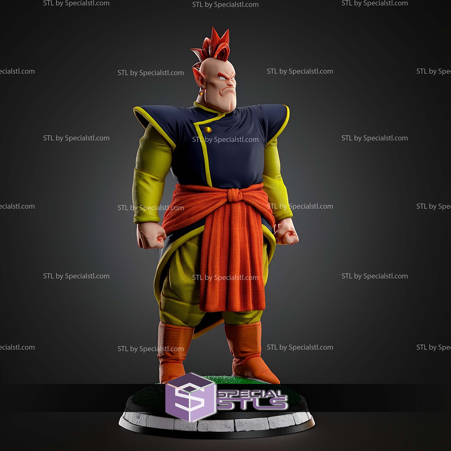 South Kaioshin Dragonball Z STL Files 3D Model — view 7