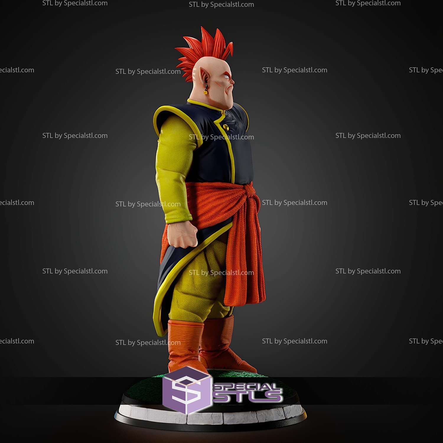 South Kaioshin Dragonball Z STL Files 3D Model — view 8