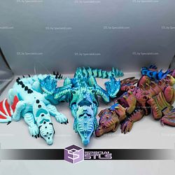 Super Basic STL Dragon Shoulder Puppet 3D Model