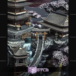 Tenjin Mind Eclipsed Memories Wall Mask STL Files 3D Model