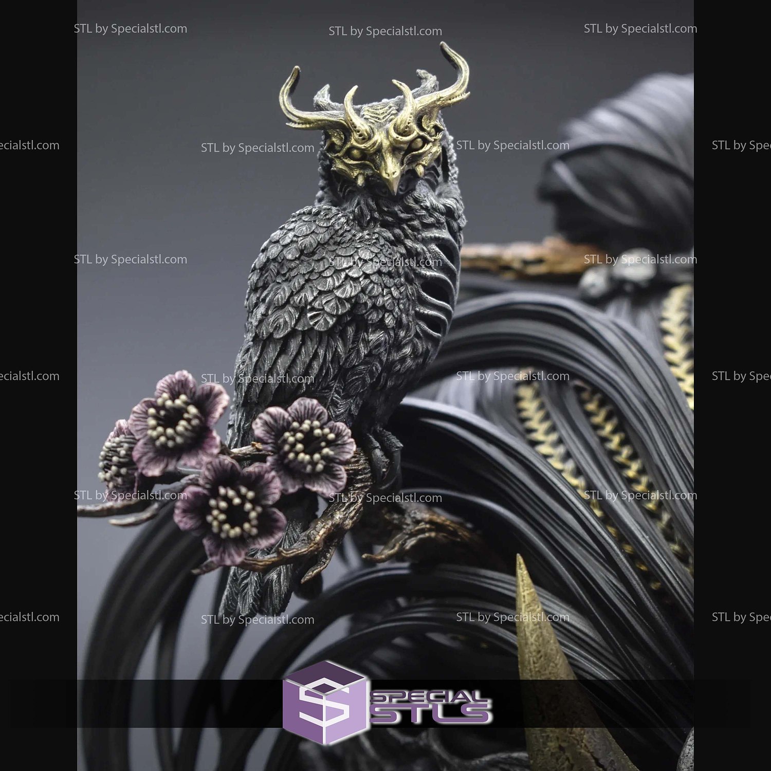 Tenjin Mind Eclipsed Memories Wall Mask STL Files 3D Model — view 3
