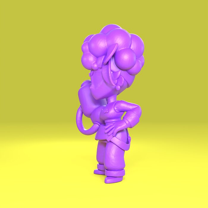 Maisie Original - Brawl Stars 3D 3MF Model — view 2
