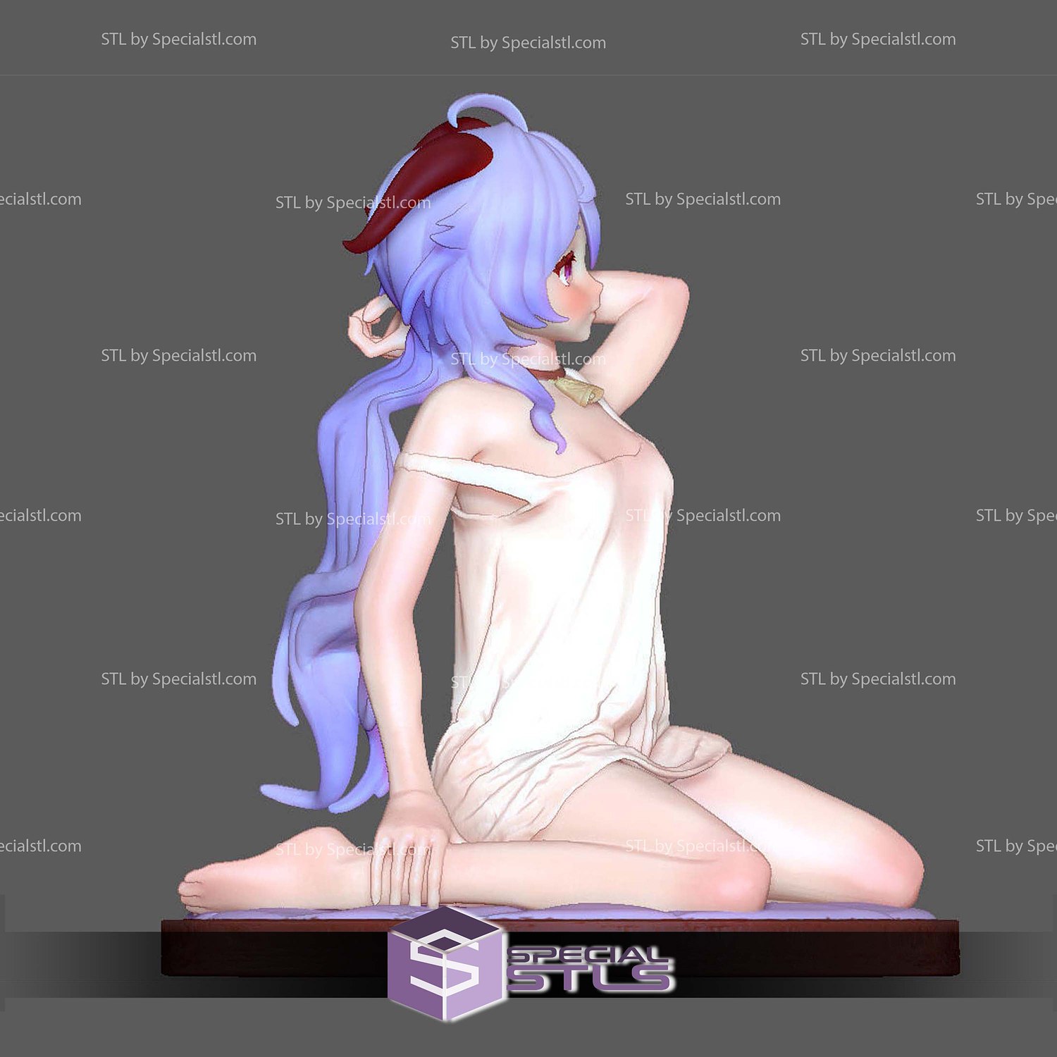 Ganyu Genshin Impact Sleep Wear 3D Print Files STL Model — view 7