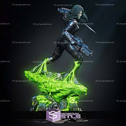 Gamora Comic Version Battle Digital STL Files 3D Model