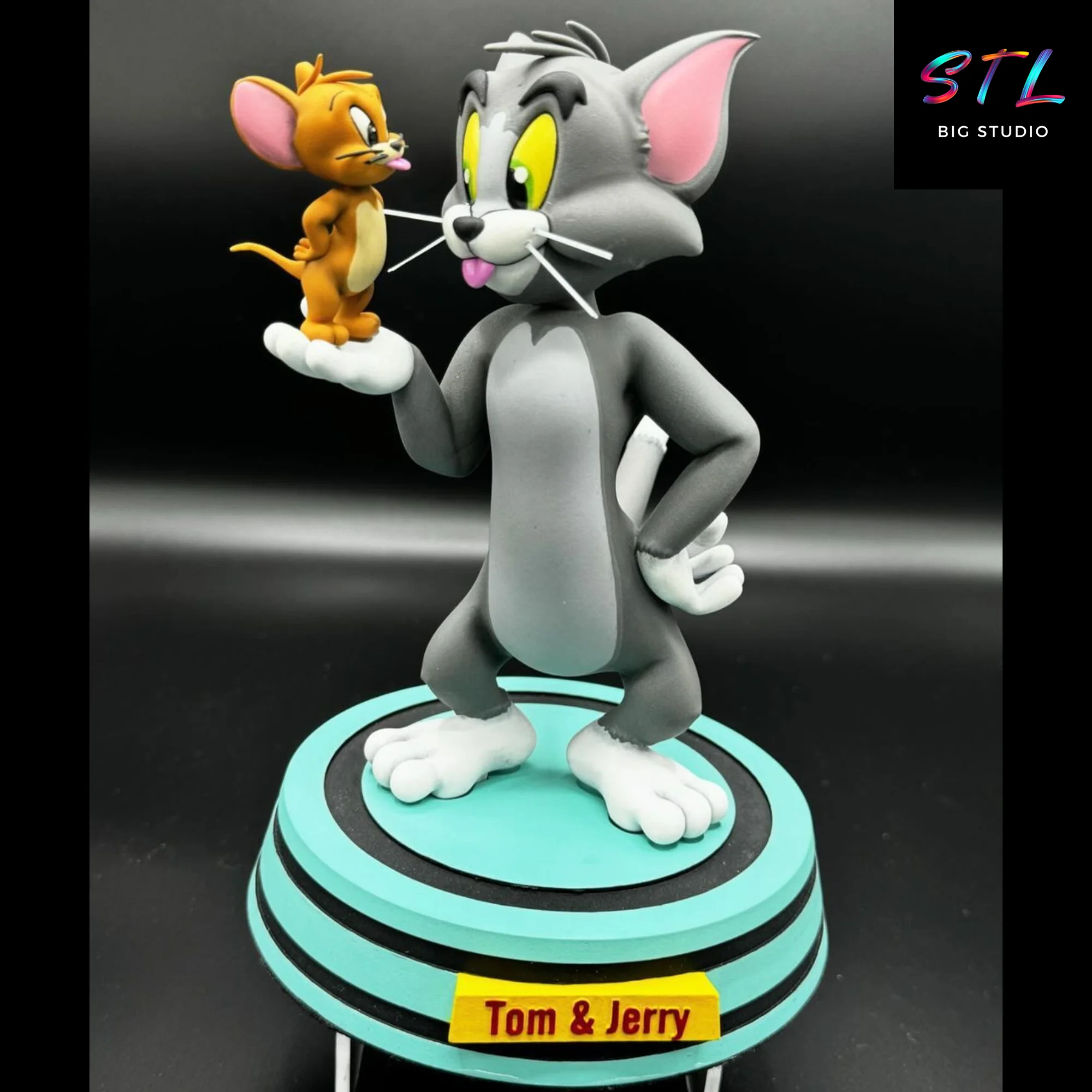 Tom & Jerry STL | 3D Print Model | Classic Cartoon Duo Model — view 5
