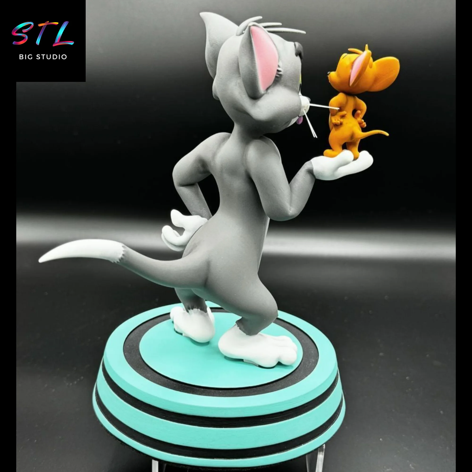 Tom & Jerry STL | 3D Print Model | Classic Cartoon Duo Model — view 6