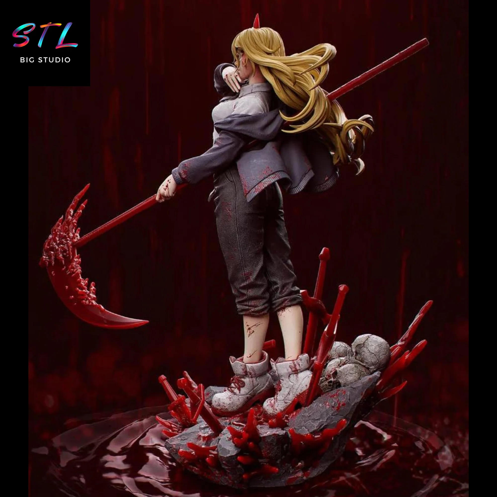 Power STL | Chainsaw Man | 3D Printable Figure Model — view 2