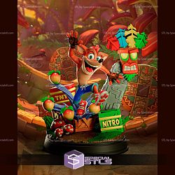 Crash Bandicoot Nitro Diorama 3D Printer Files STL Model