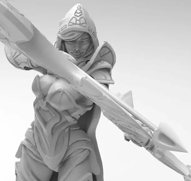Dota 2 Drow Ranger 3D Print Model STL Model