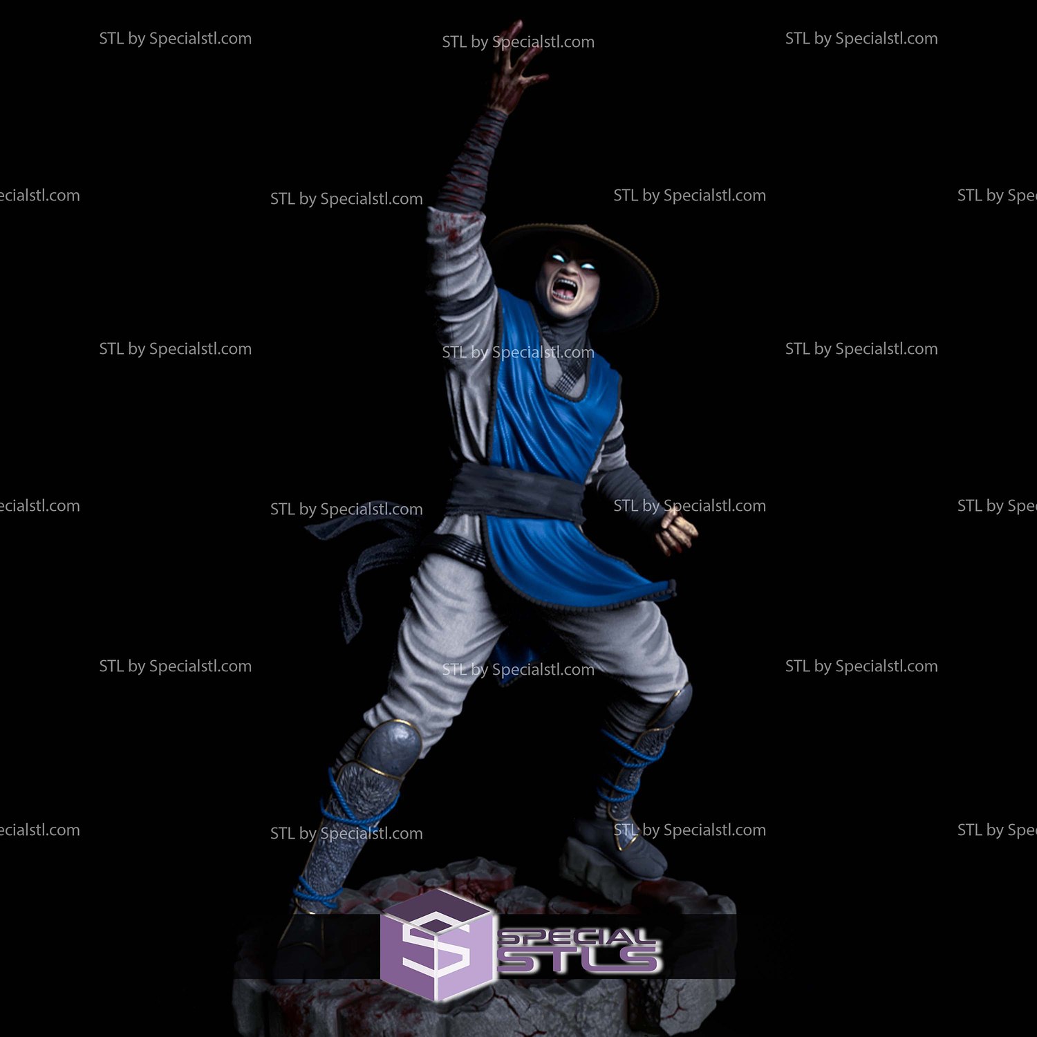 Raiden Thunder Mortal Kombat STL Files 3D Model — view 5