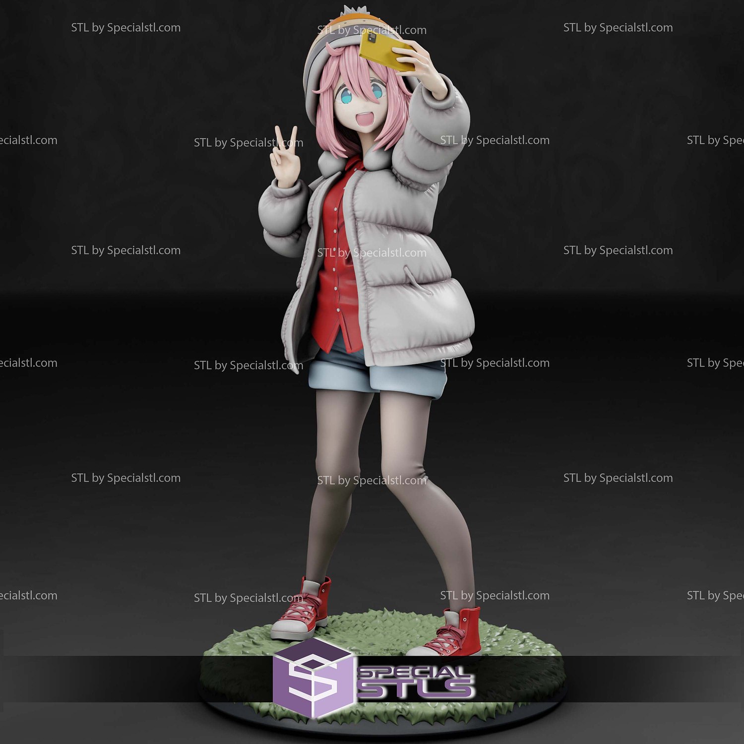 Nadeshiko Yuru Camp STL Files 3D Model — view 3