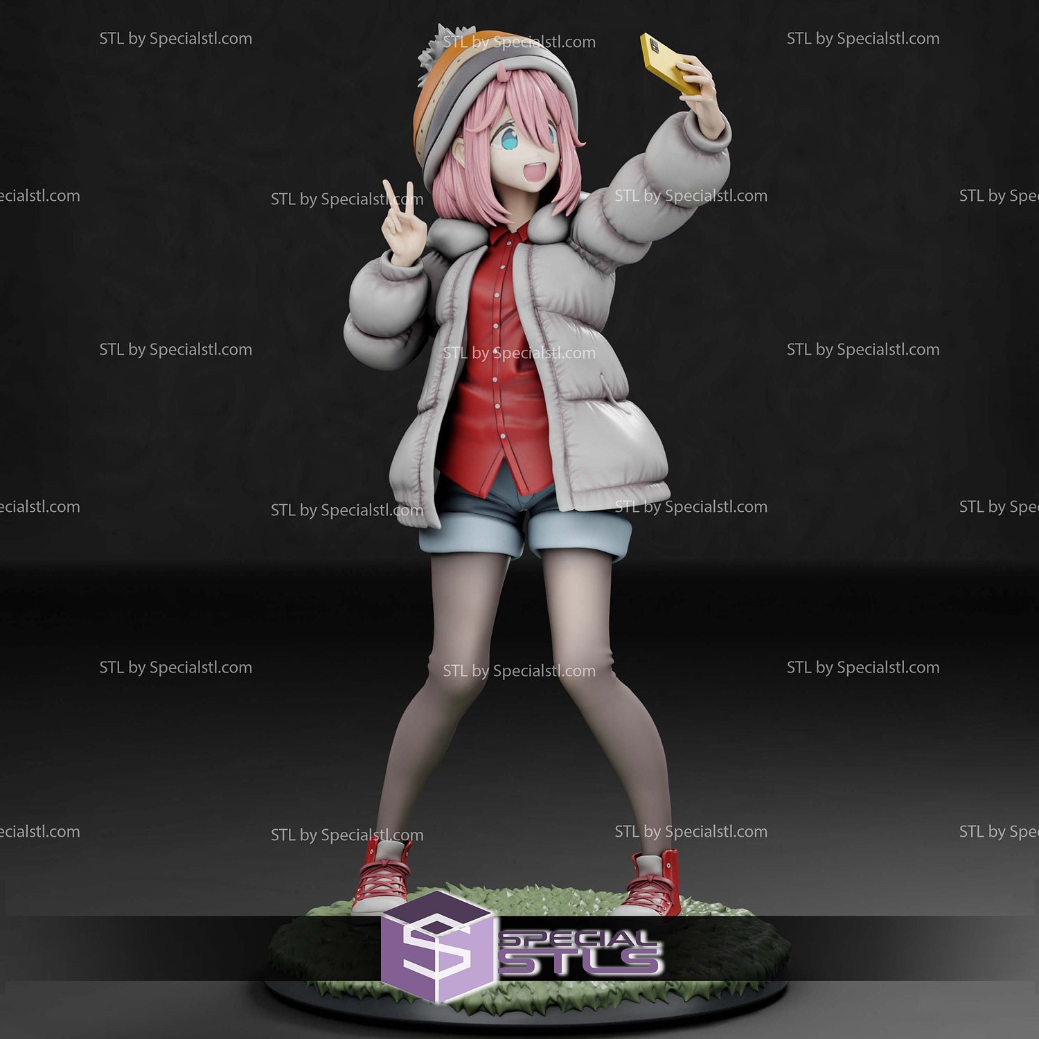 Nadeshiko Yuru Camp STL Files 3D Model — view 6