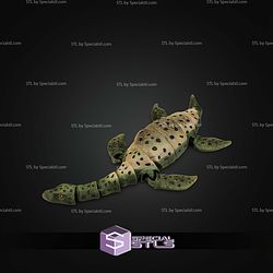 Super Basic STL Prehistoric Plesiosaur Dinosaur Flexi 3D Model