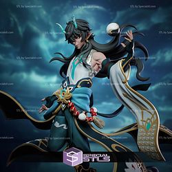 Dan Heng Imbibitor Lunae Honkai Star Rail 3D Printer Files STL Model