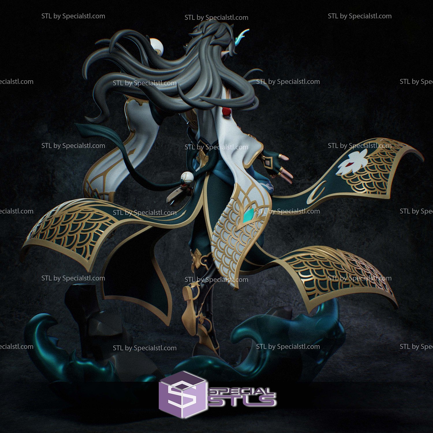 Dan Heng Imbibitor Lunae Honkai Star Rail 3D Printer Files STL Model — view 4